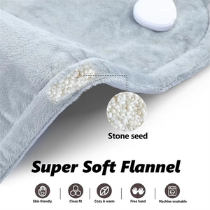 Weighted Heating Pad for Neck and Shoulders – Electric Heat Wrap with 6 Heat Settings & Auto Shut-Off