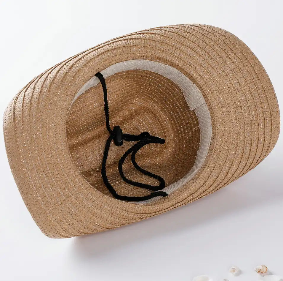 Summer Sun-Protective Beach Straw Cowboy Hat for Adults – Best ...