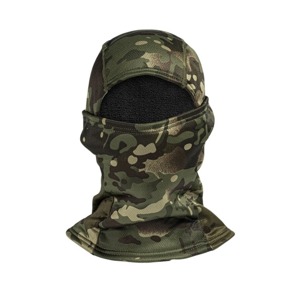 Winter Camouflage Full Face Cycling Mask – Fleece-Lined Windproof Balaclava for Motorcycle Riding