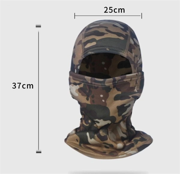 Winter Camouflage Full Face Cycling Mask – Fleece-Lined Windproof Balaclava for Motorcycle Riding