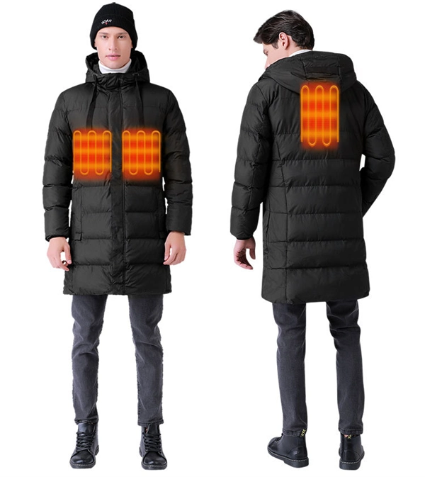 Winter Heated Puffer Coat – Adjustable Electric Warmth