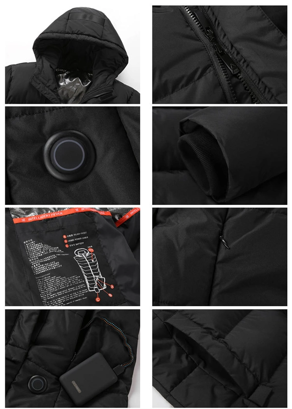 Winter Heated Puffer Coat – Adjustable Electric Warmth