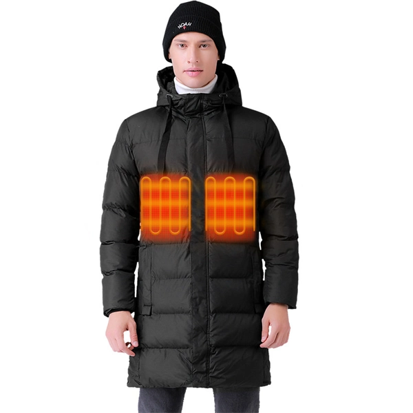 Winter Heated Puffer Coat – Adjustable Electric Warmth