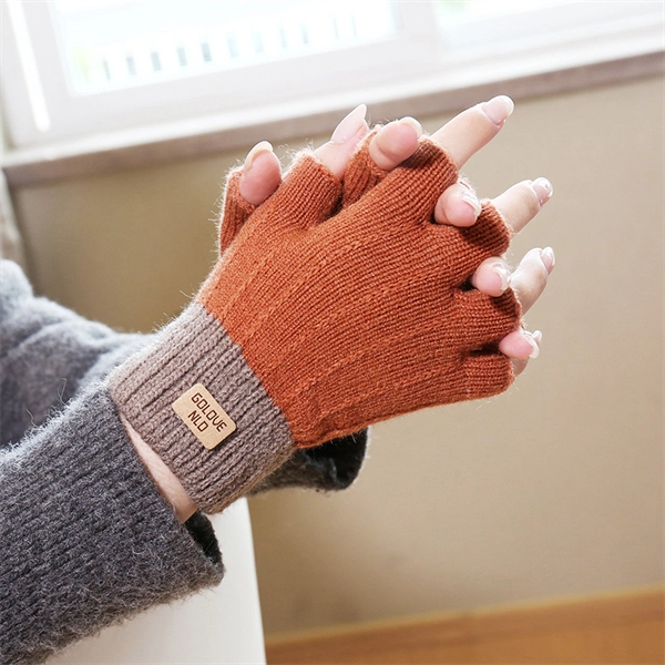 Winter Knit Touchscreen Gloves – Thick Fleece Lined Warm Gloves for Men & Women, Cold Weather Cycling & Outdoor Use