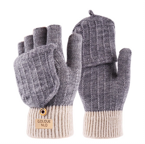 Winter Knit Touchscreen Gloves – Thick Fleece Lined Warm Gloves for Men & Women, Cold Weather Cycling & Outdoor Use