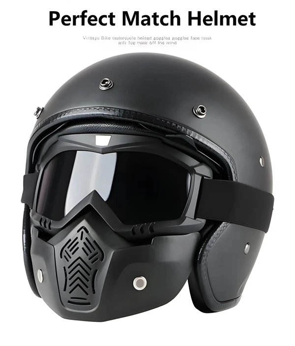 Winter Sports Face Mask with Anti-Fog Goggles - Windproof & UV Protection