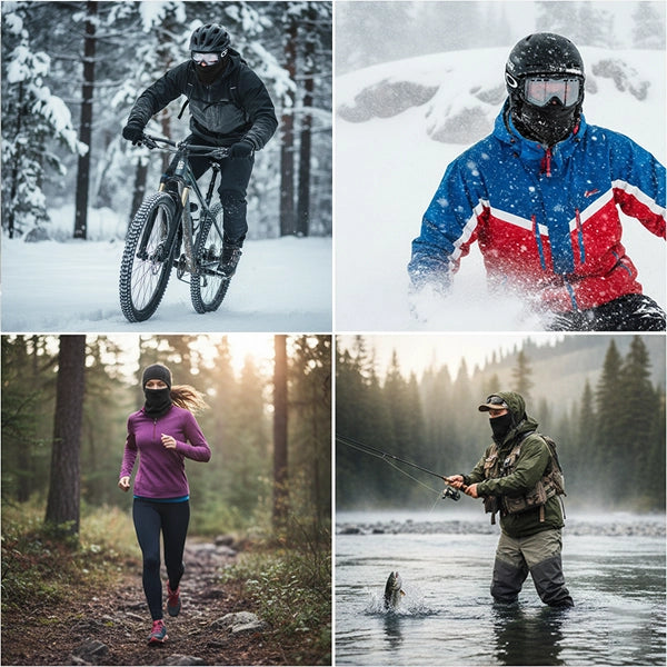 Winter Thermal Fleece Balaclava – Windproof Cold Weather Ski Mask for Cycling, Hiking & Outdoor Sports