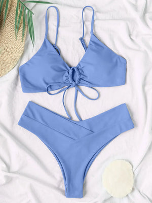 Women Push Up Bikini High Waist Brazilian Swimsuit