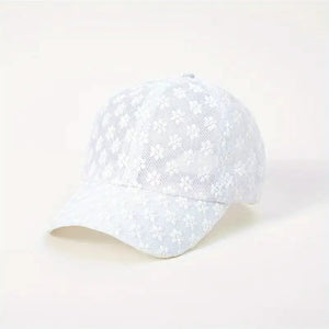 Women's Hollow Flower Baseball Cap Lace Sun Hat