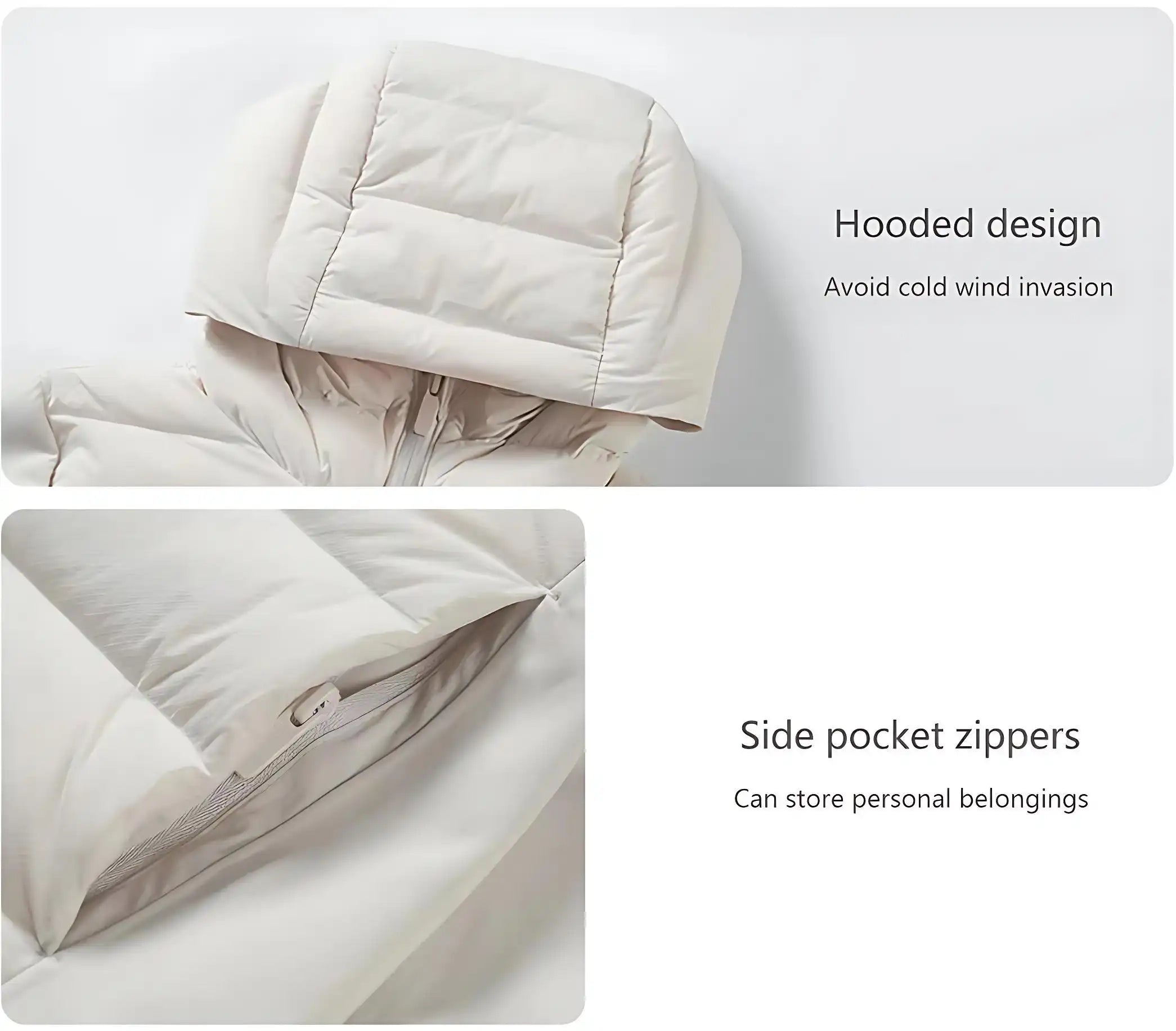 Women's Lightweight Down Jacket, Hooded Short Puffer Coat for Fall Winter Outdoor Sports