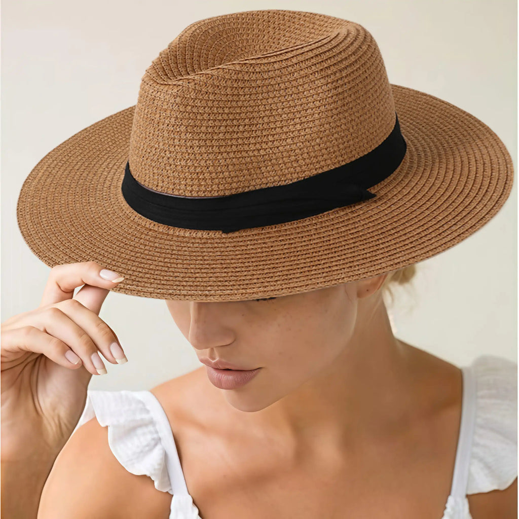 Women's Wide Brim Panama Hat