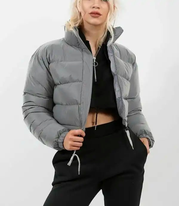 Women's Cropped Puffer Jacket