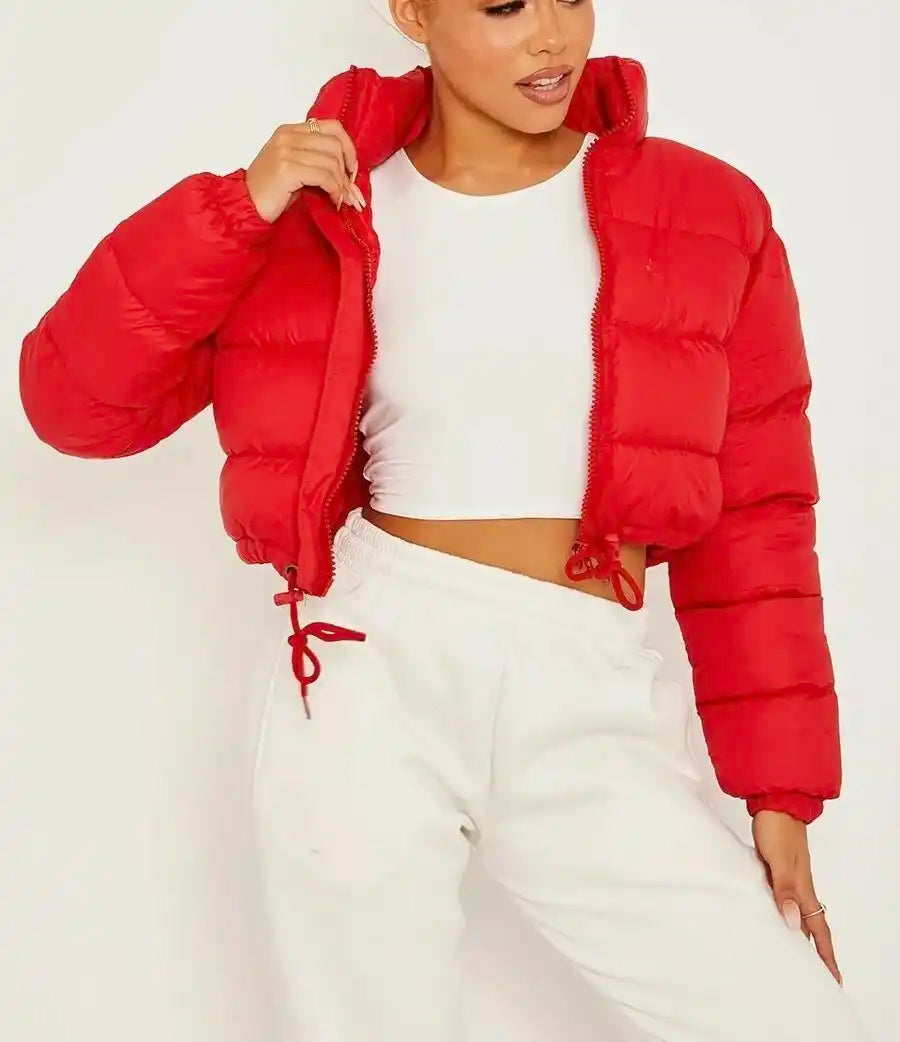 Women's Cropped Puffer Jacket