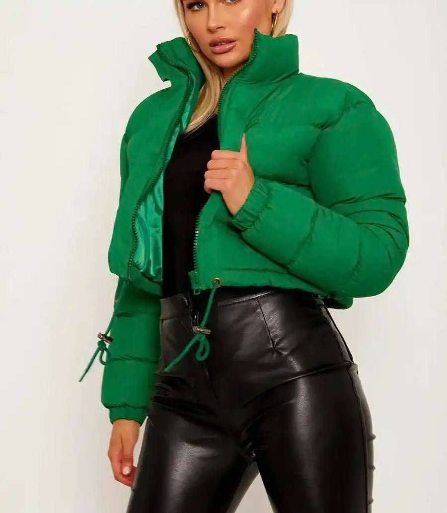 Women's Cropped Puffer Jacket