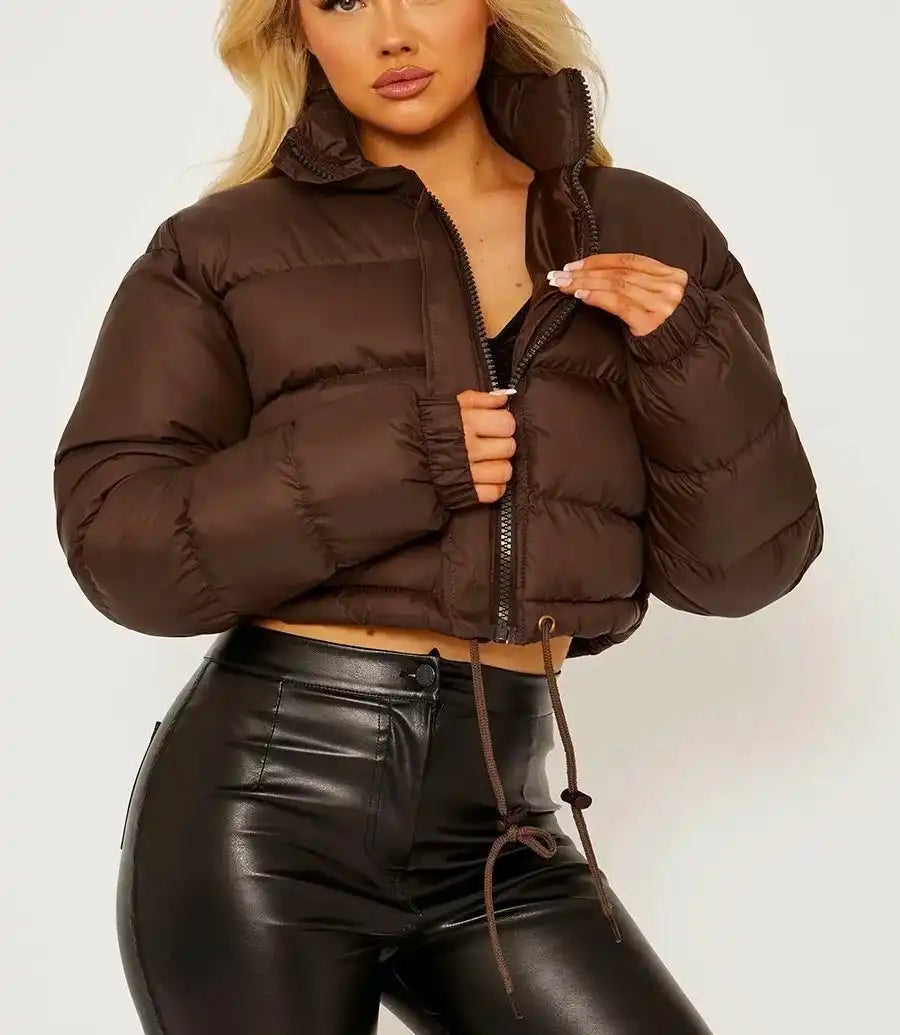 Women's Cropped Puffer Jacket