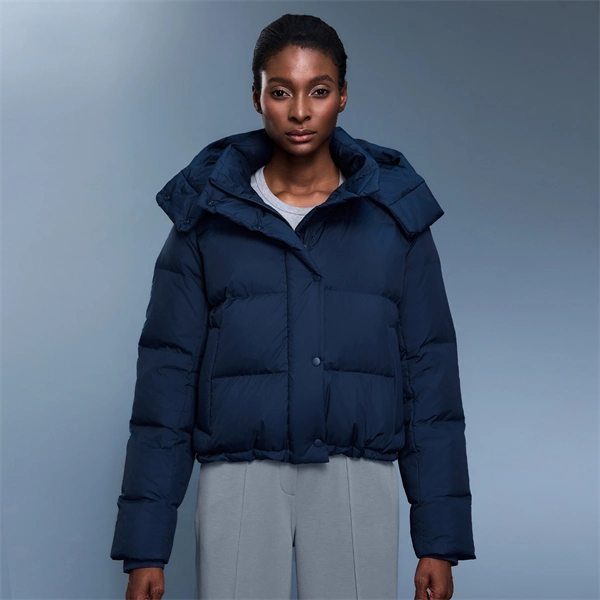 Women’s 90% White Duck Down Puffer Jacket – Thick, Warm, Windproof & Water-Resistant Winter Coat with Detachable Hood