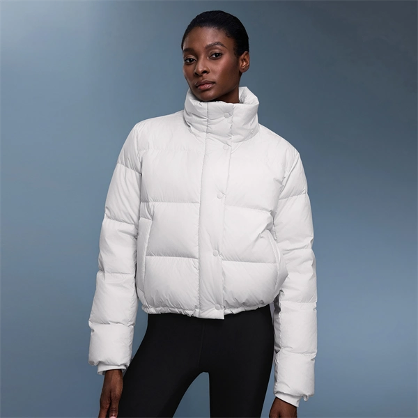 Women’s 90% White Duck Down Puffer Jacket – Thick, Warm, Windproof & Water-Resistant Winter Coat with Detachable Hood