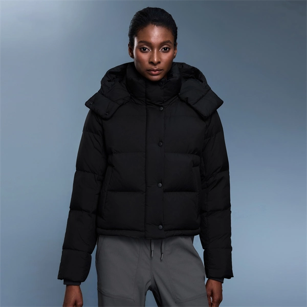 Women’s 90% White Duck Down Puffer Jacket – Thick, Warm, Windproof & Water-Resistant Winter Coat with Detachable Hood