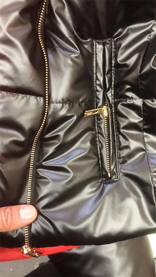 Women's Hooded Puffer Jacket with Fur Collar – Cozy Winter Parka Outerwear