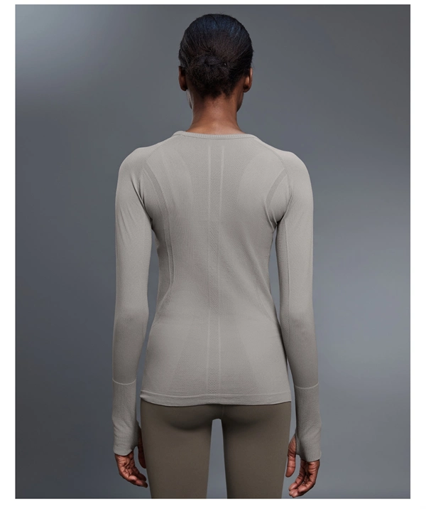 Women’s Long Sleeve Quick-Dry Sports Top – Seamless, Breathable Running & Yoga Shirt