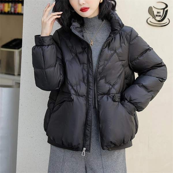 Women's Luxury Down Coat - Warm, Lightweight & Chic