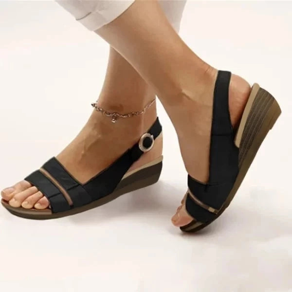 Women's Orthopedic Wedge Sandals - All-Day Comfort & Support