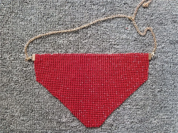 Women's Party Rhinestone Face Mask – Shiny Metallic Mesh Masquerade Club Accessory