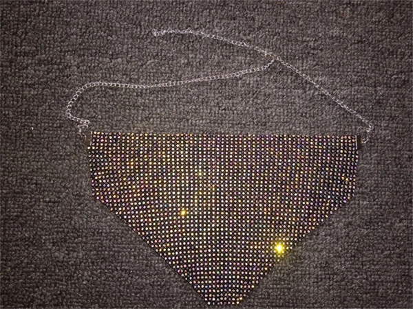 Women's Party Rhinestone Face Mask – Shiny Metallic Mesh Masquerade Club Accessory