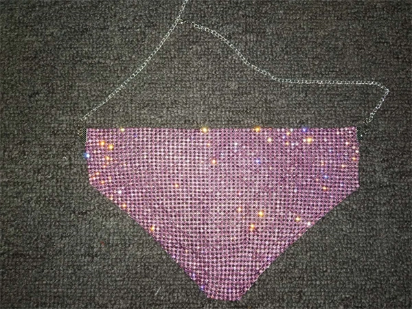 Women's Party Rhinestone Face Mask – Shiny Metallic Mesh Masquerade Club Accessory