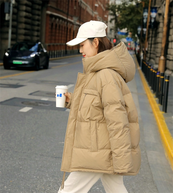 Women's Short Duck Down Puffer Jacket
