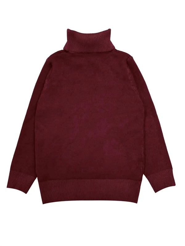 Women's Turtleneck Sweater - Soft Stretch Pullover for Fall & Winter