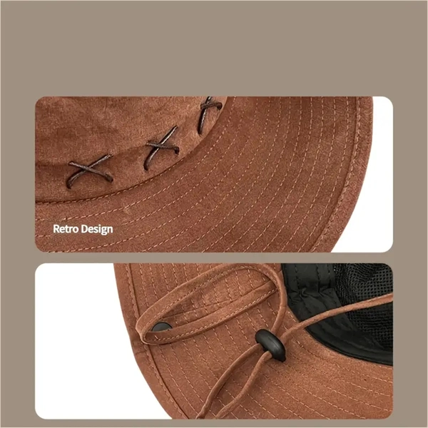 Women’s Western Cowboy Hat – Sun Protection Hat for Hiking, Camping & Summer Travel