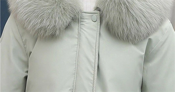 Women's Winter Parka Coat – Mid-Length Puffer Jacket, Warm Cotton Padding, Oversized Fit 2025 Fashion