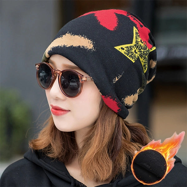 Women’s Winter Warm Hat with Scarf – Cute & Cozy 2-in-1 Beanie for Cold Weather