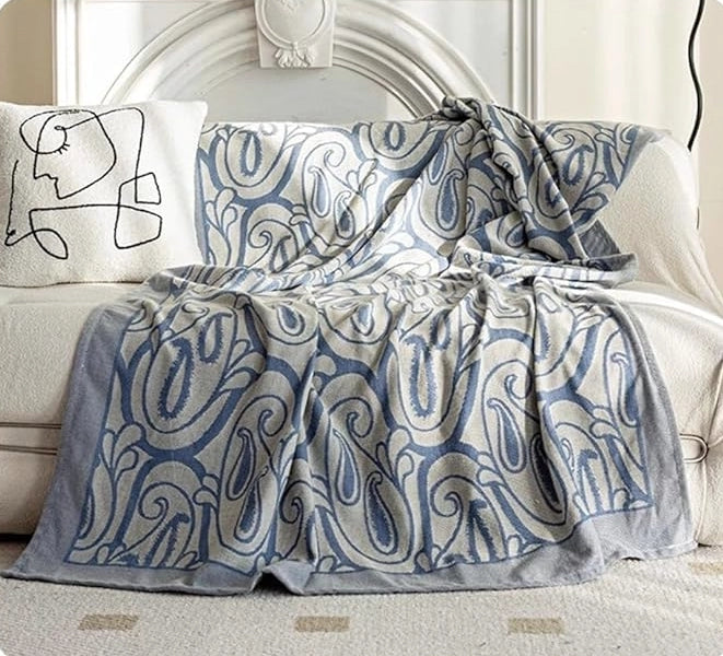 Comfort Blanket for First Class Aircraft Soft Lightweight Breathable Blanket for All Season