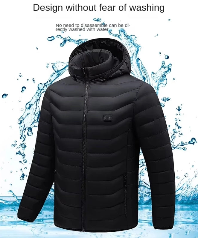 21 Zones Warm Heated Jackets Coats  for Men Women