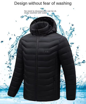 21 Zones Warm Heated Jackets Coats  for Men Women