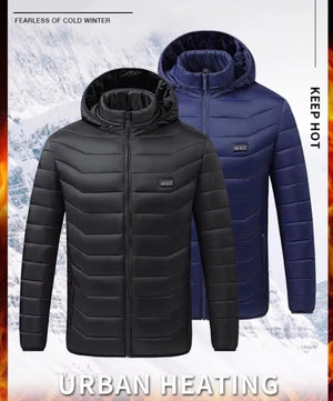 21 Zones Warm Heated Jackets Coats  for Men Women