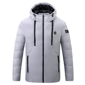 4 Heating Zones Heated Jacket Comfortable Warm Coat