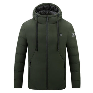 4 Heating Zones Heated Jacket Comfortable Warm Coat