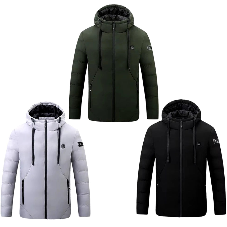 4 Heating Zones Heated Jacket Comfortable Warm Coat