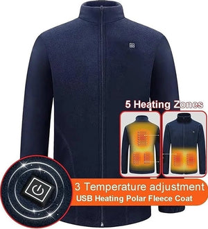 5 Heating Zones Coat Winter Warmer Coat Heated Jacket