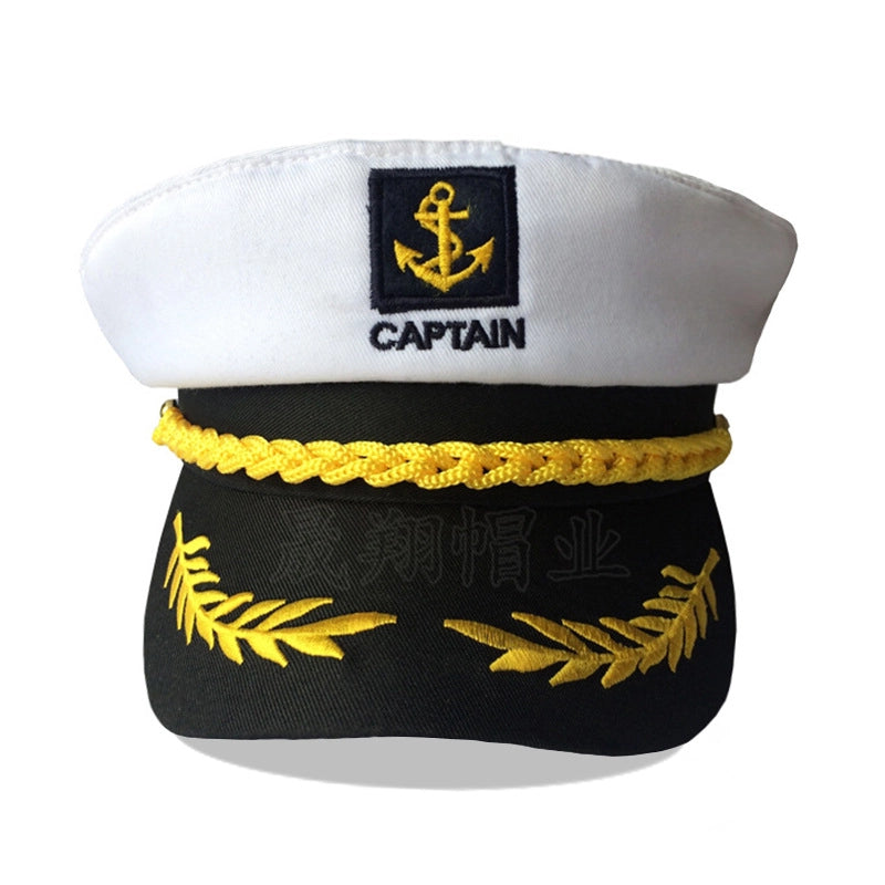 Captain Hat Sailors Hat Unisex Adjustable Hat