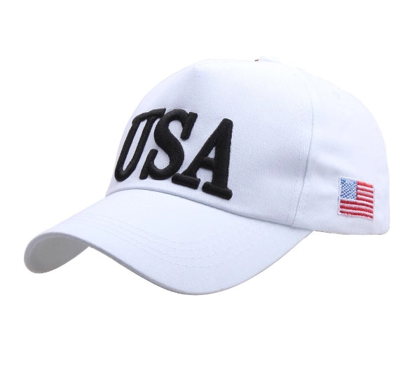 USA Flag Hat Sun Protection Visor Baseball Cap