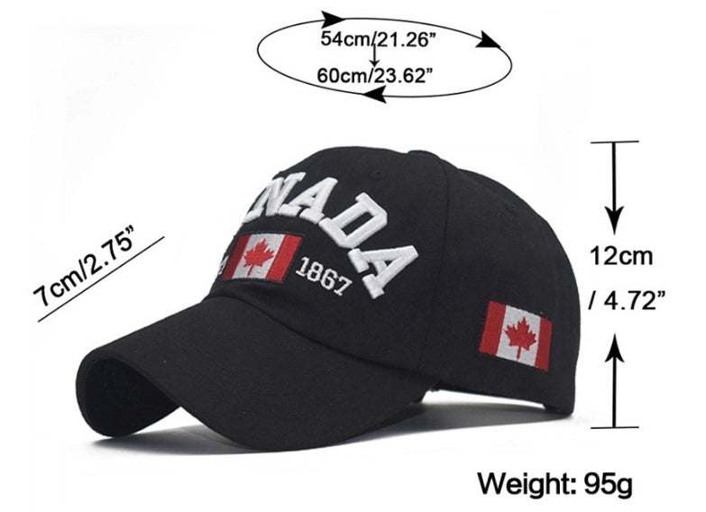 CANADA Baseball Caps for Men and Women