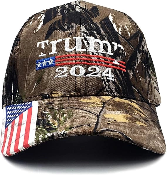 Trump 2024 Hat Embroidered American Flag Baseball Cap Trump Hat