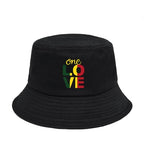 ONE LOVE Unisex Solid Color Reversible Bucket Hat