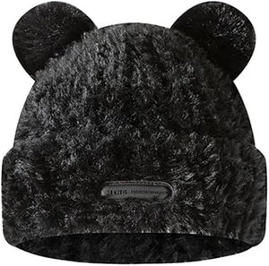 Cute Bear Ears Warm Women's Winter Hat