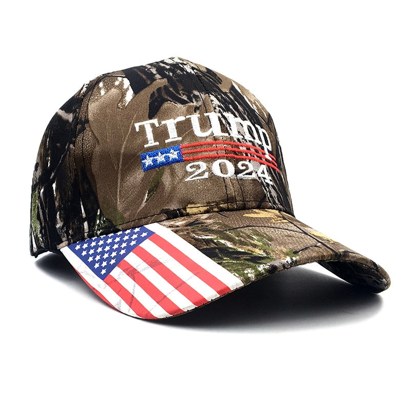 Trump 2024 Hat Embroidered American Flag Baseball Cap Trump Hat