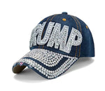 MAGA Make America Great Again Trump Cap Bling Diamond Hat